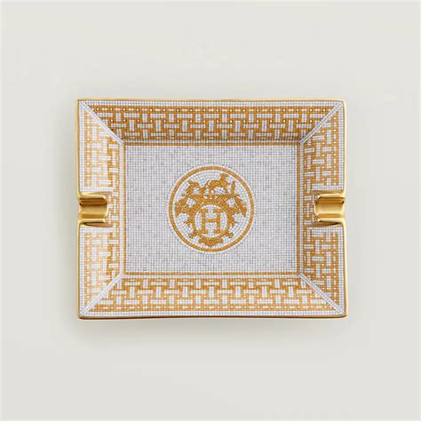 hermes mosaique tray|hermes tableware.